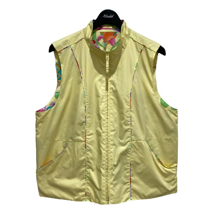 楽天市場】【中古】LEONARD SPORT 総柄リバーシブルベスト イエロー 