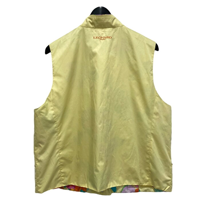 楽天市場】【中古】LEONARD SPORT 総柄リバーシブルベスト イエロー 