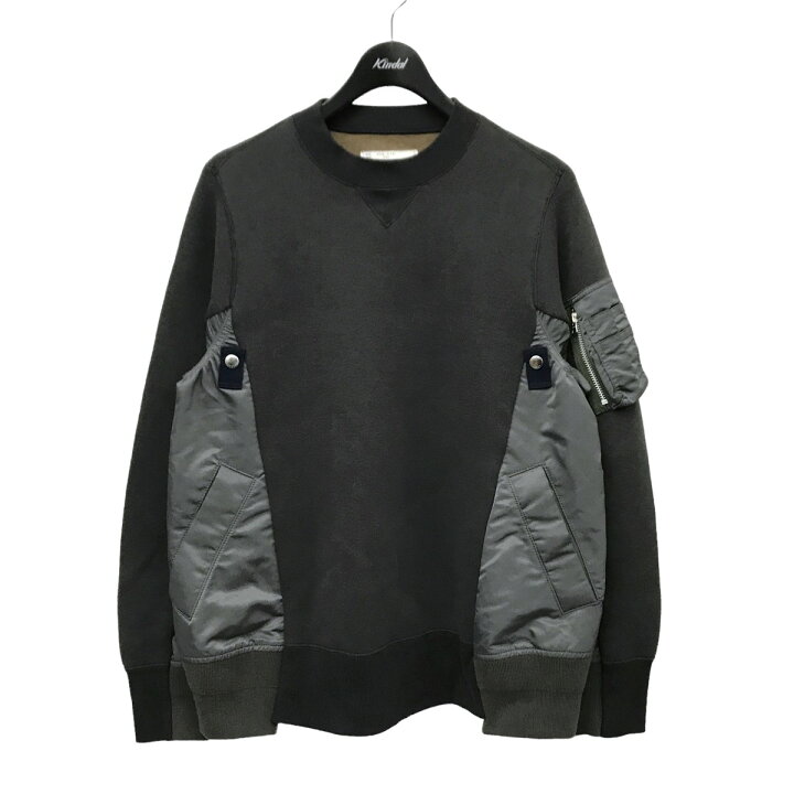 楽天市場】【中古】sacai Sponge Sweat X MA-1 Pullover 切替  