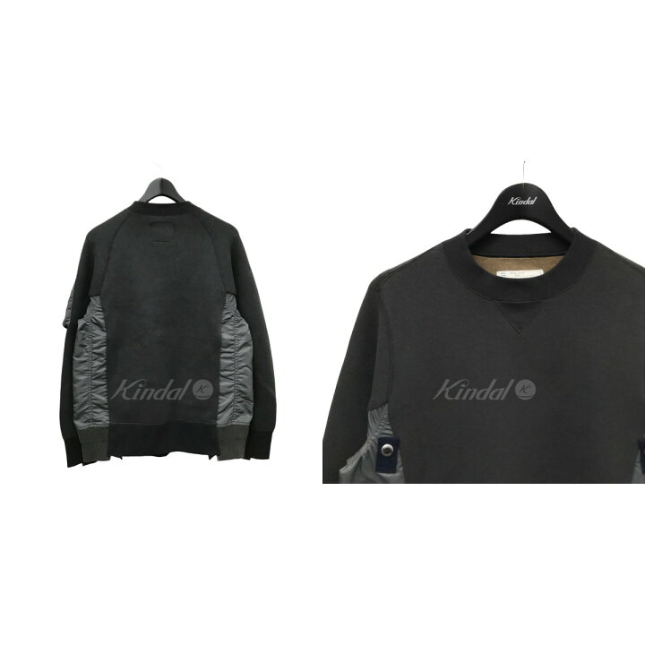 楽天市場】【中古】sacai Sponge Sweat X MA-1 Pullover 切替 