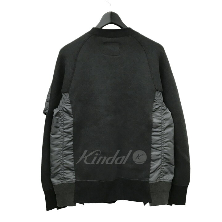 楽天市場】【中古】sacai Sponge Sweat X MA-1 Pullover 切替 