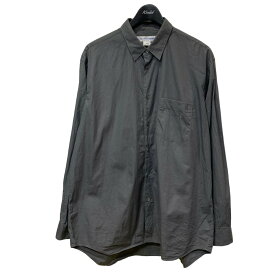 【中古】COMME des GARCONS SHIRT　FZ-B011 プレーンシャツ グレー サイズ：L 【240424】（コムデギャルソンシャツ）