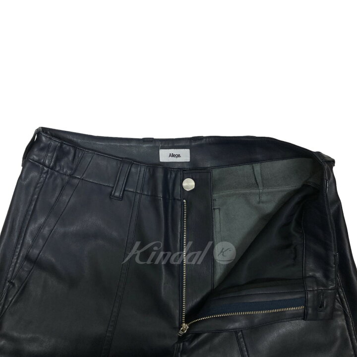 楽天市場】【中古】ALLEGE 20AW｢シンセティックレザーベイカーパンツ 