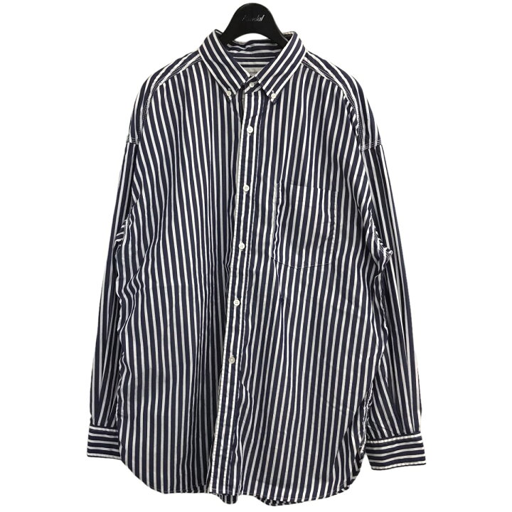 楽天市場】【中古】nanamica ｢Big Button Down Stripe Shirt 