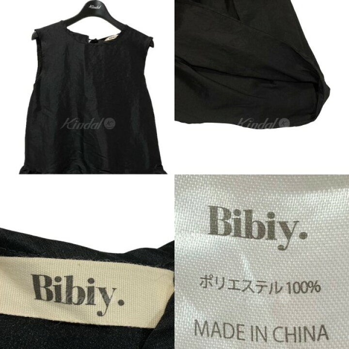 楽天市場】【中古】Bibiy． ノースリーブ ワンピース ブラック サイズ 