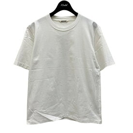 【中古】AURALEE　コットン Tシャツ A21ST02OG ホワイト サイズ：1 【250424】（オーラリー）