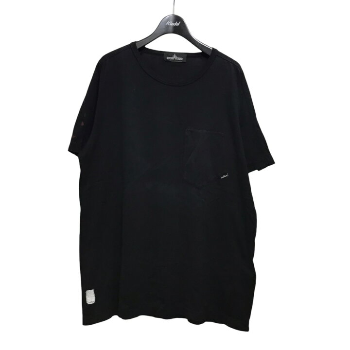楽天市場】【中古】STONE ISLAND ポケットTシャツ 741920610 ブラック 