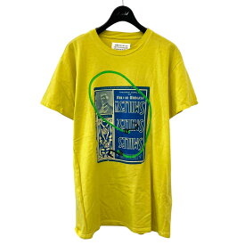 【中古】Maison Margiela1　2022SS プリントTシャツ イエロー サイズ：L 【250424】（メゾンマルジェラ 1）