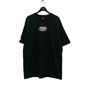 【中古】BUDSPOOL×GAKKIN×APHRODITE GANG　ロゴ刺繍Tシャツ ブラック サイズ：XXL 【250424】（バッズプール ガッキン アフロディーテ ギャング）
