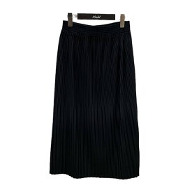【中古】zucca　PEプリーツスムーススカート ブラック サイズ：M 【240424】（ズッカ）