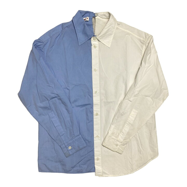 楽天市場】【中古】MARNIドッキングシャツ 切替長袖シャツ／CAMA0546QD 