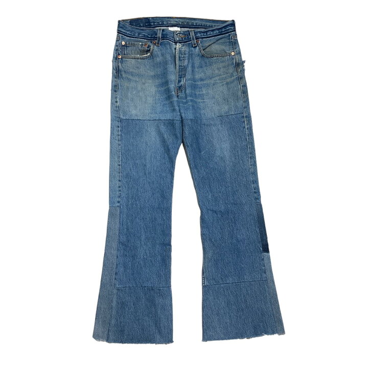 楽天市場】【中古】READYMADE再構築フレアデニムパンツ デニムパンツ 