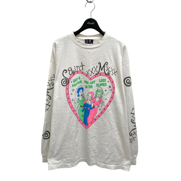 楽天市場】【中古】SAINT MICHAEL PINK HEART ロングスリーブTシャツ 