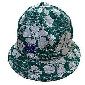 【中古】Needles　｢Bermuda Hat - Poly Jq．｣バミューダハット グリーン 【250424】（ニードルス）