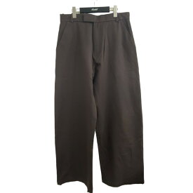 【中古】STRONGTHE　｢WIDE LEG TROUSERS｣ ワイドパンツ ブラウン サイズ：L 【250424】（ストロングテ）