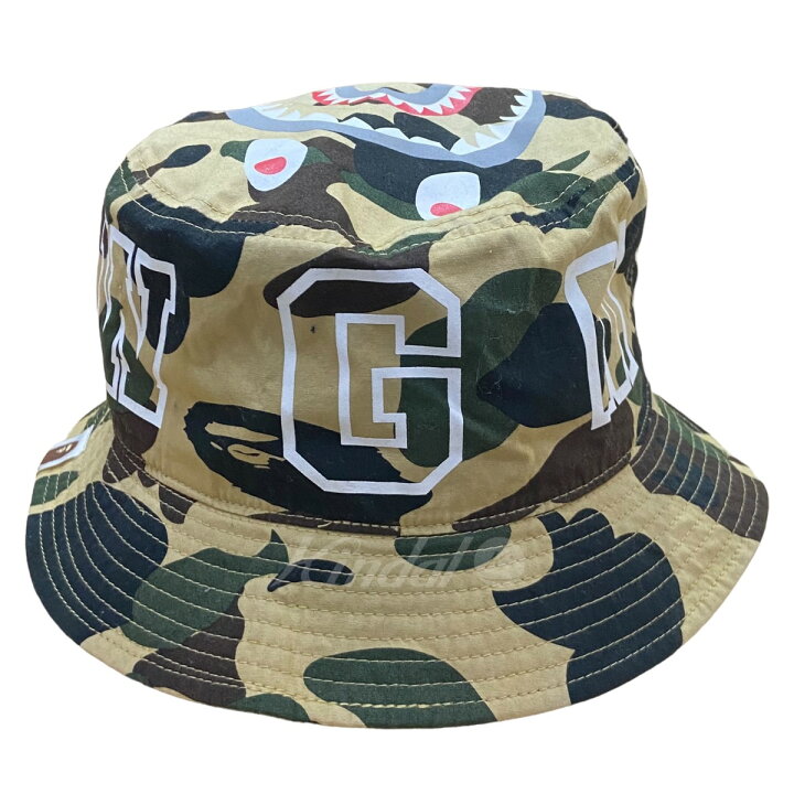 楽天市場】【中古】A BATHING APE カモ柄シャークバケットハット 