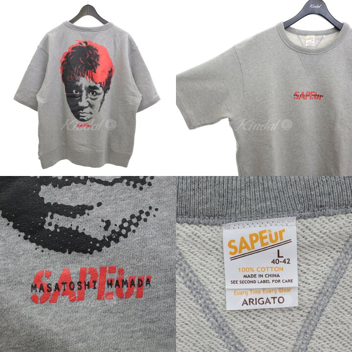 楽天市場】【中古】SAPEur MASATOSHI HAMADA バックプリント半袖  