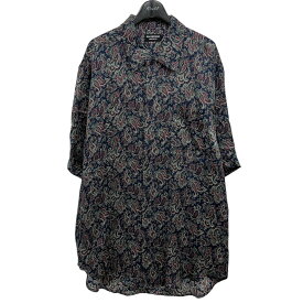 【中古】BALENCIAGA　2022SS 「S／S Minimal Shirt」 ミニマルシャツ ネイビー サイズ：37 【260424】（バレンシアガ）