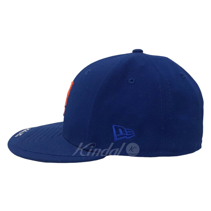楽天市場】【中古】NewEra×KITHロゴキャップ ブルー サイズ：7 1／2(59 