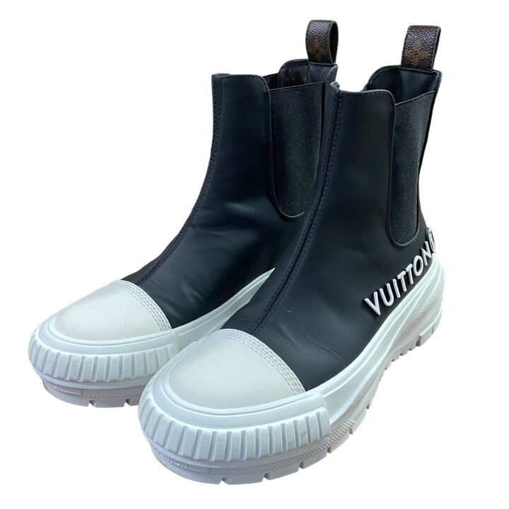 楽天市場】【中古】LOUIS VUITTONスクァッドラインスニーカー ブラック 
