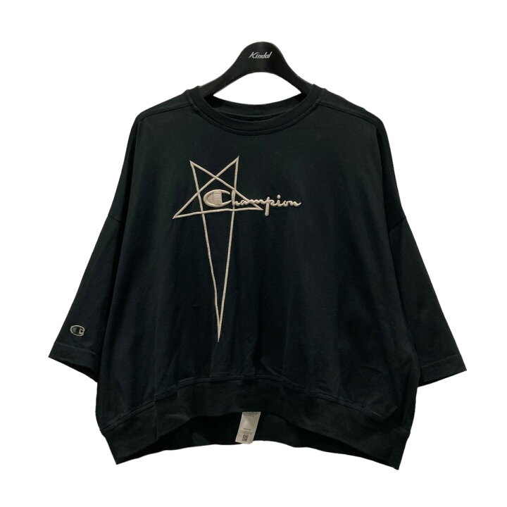 楽天市場】【中古】RICK OWENS×Championロゴ刺繍クロップドTシャツ 