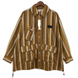 【中古】BROOK　23AW Fishing Tool Shirt フィッシング ツール シャツ ブラウン サイズ：1 【260424】（ブルック）