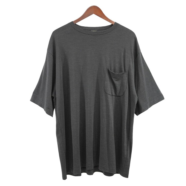 楽天市場】【中古】COMOLI 22SS ウール天竺 Tシャツ チャコール グレー 