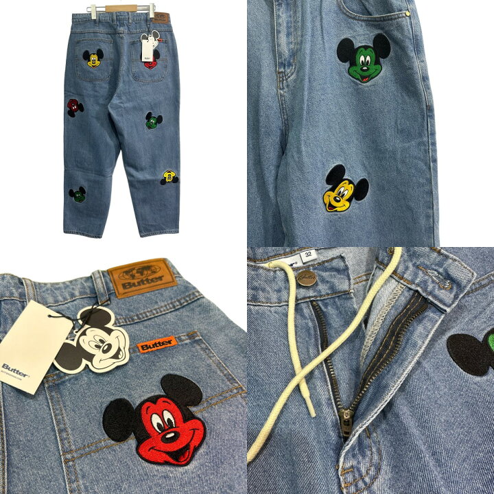 楽天市場】【中古】Butter Goods × Disney 限定 Mickey Denim Jeans 