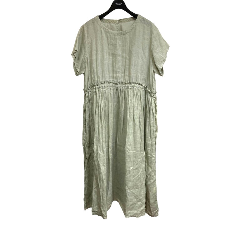 楽天市場】【中古】nest Robe01192-1177 リネンフリルギャザードレス 