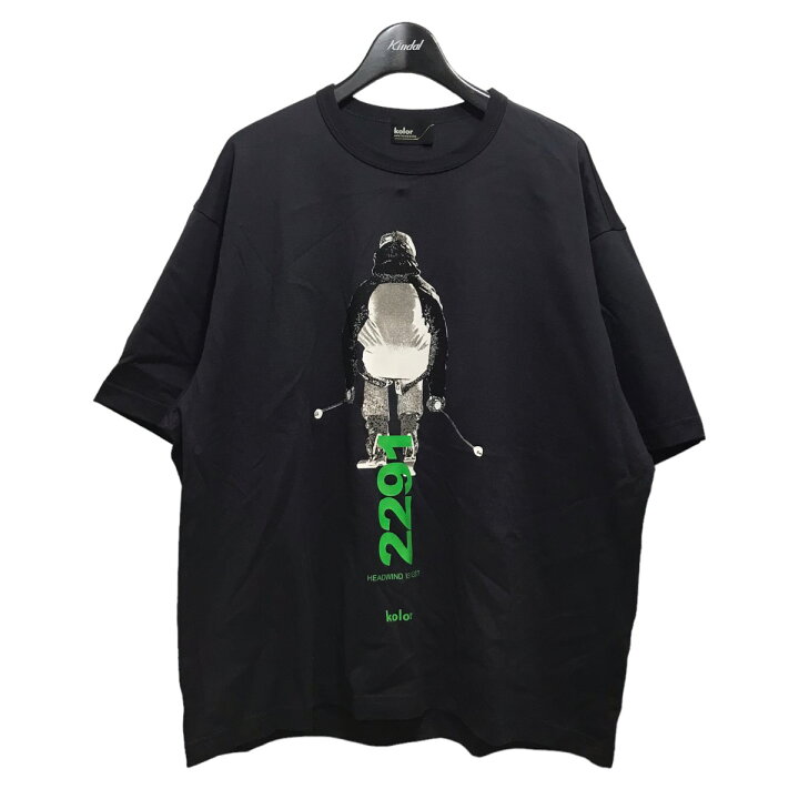 楽天市場】【中古】kolor 24SS ライト天竺Tシャツ チャコールグレー  