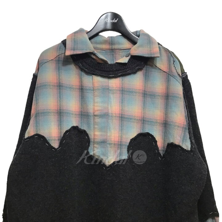 楽天市場】【中古】Maison Margiela×PENDLETON ニットドッキングシャツ 