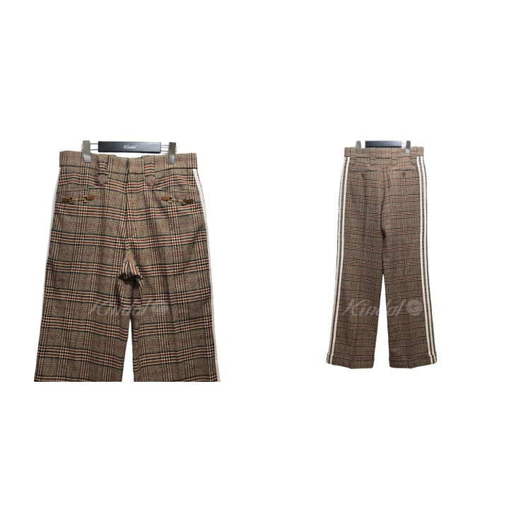 楽天市場】【中古】GUCCI×adidasホースビットウールスラックス 696656  