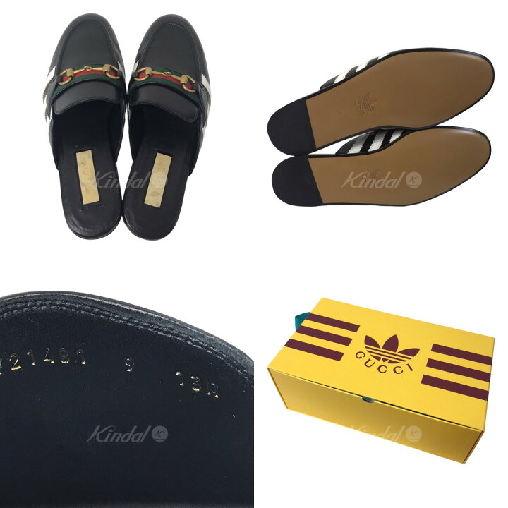 楽天市場】【中古】GUCCI×adidas ホースビットレザーミュール 721481 
