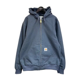 【中古】CARHARTT WIP　「ACTIVE JACKET」ダックパーカー ネイビーブルー系 サイズ：L 【270424】（カ―ハート）