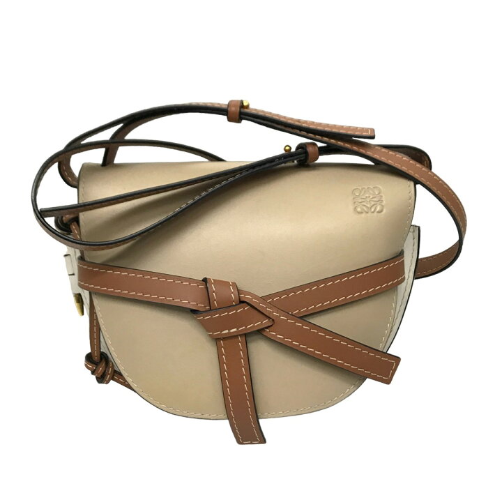 楽天市場】【中古】LOEWEゲートバッグ スモール カーフスキン レザー  