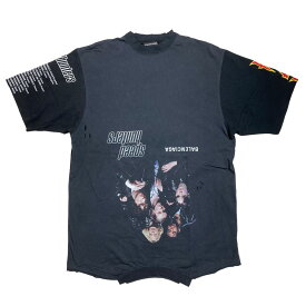 【中古】BALENCIAGA　Speed Hunter Upside Down Oversized Tee 半袖Tシャツ ブラック サイズ：L 【270424】（バレンシアガ）