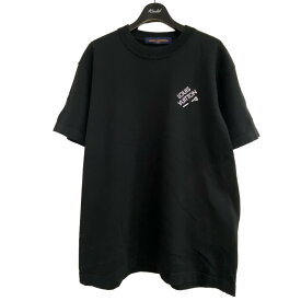 【中古】LOUIS VUITTON　23SS ニットTシャツ ブラック サイズ：S 【270424】（ルイヴィトン）