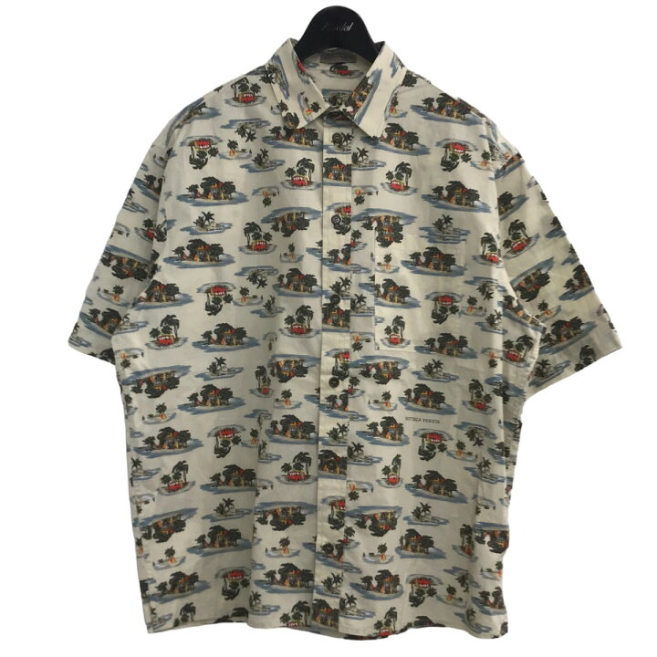 楽天市場】【中古】BOTTEGA VENETA 総柄半袖シャツ オフホワイト  