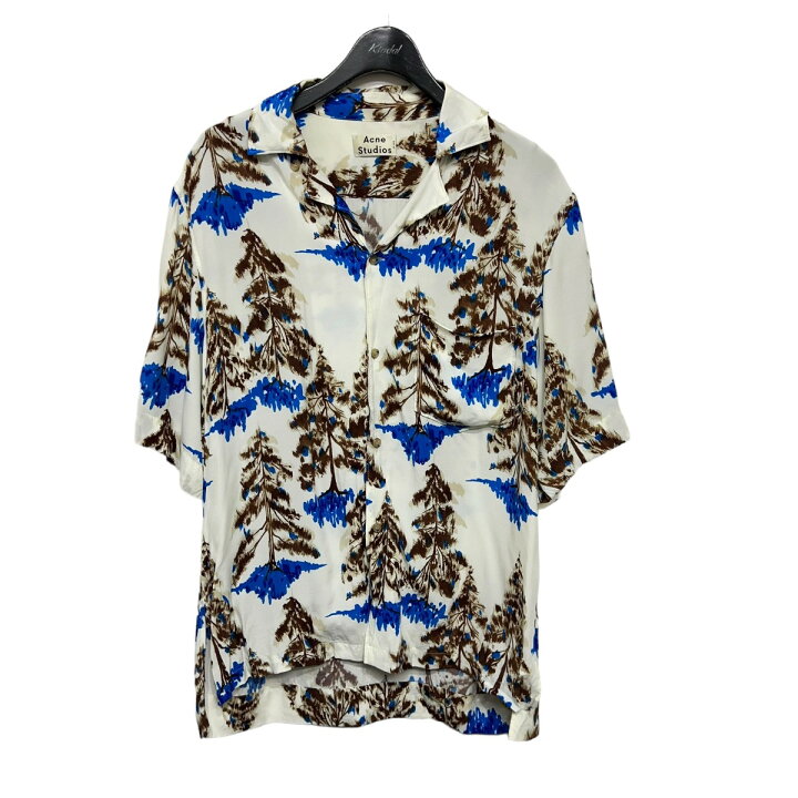 楽天市場】【中古】ACNE STUDIOS アロハシャツ ベージュ×ブルー サイズ  