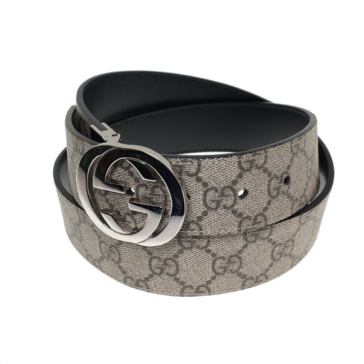楽天市場】【中古】GUCCIリバーシブルGGスプリームキャンバスベルト  