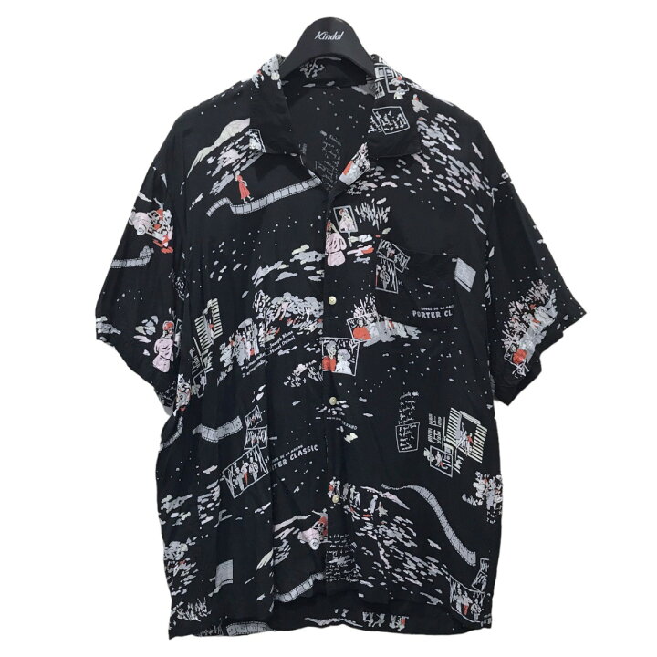 楽天市場】【中古】Porter Classic アロハシャツ Aloha Shirt ブラック 