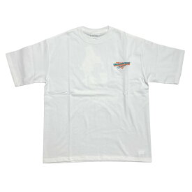 【中古】VAULTROOM　NACHONEKO TEE ロゴ刺繍半袖Tシャツ ホワイト サイズ：L 【280424】（ボルトルーム）