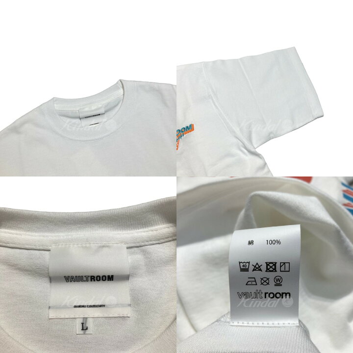 楽天市場】【中古】VAULTROOM NACHONEKO TEE ロゴ刺繍半袖Tシャツ 