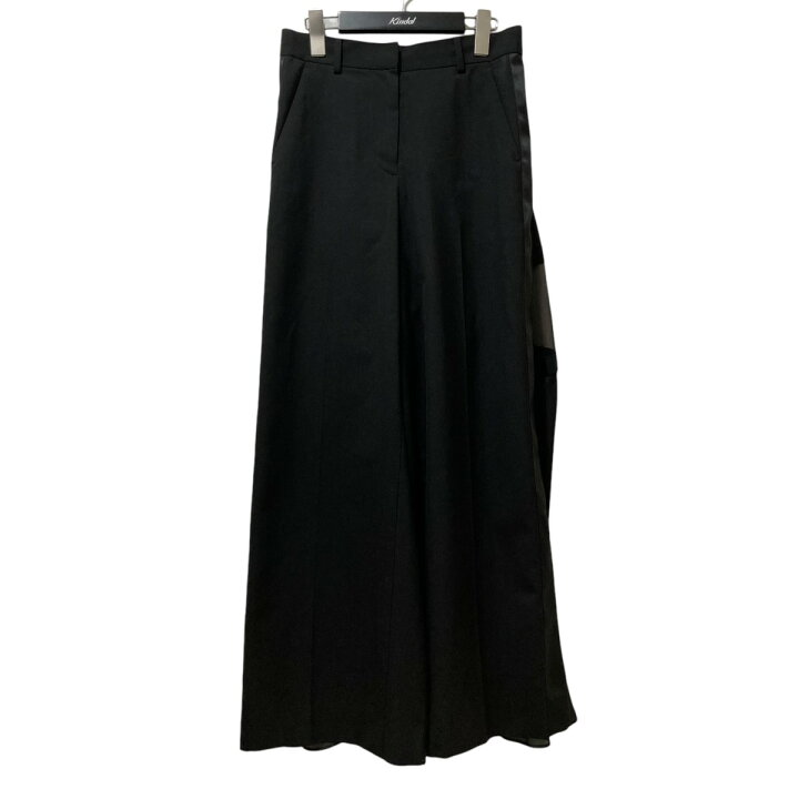 楽天市場】【中古】sacaiLong Flowy ワイドパンツ 2205900 ブラック 