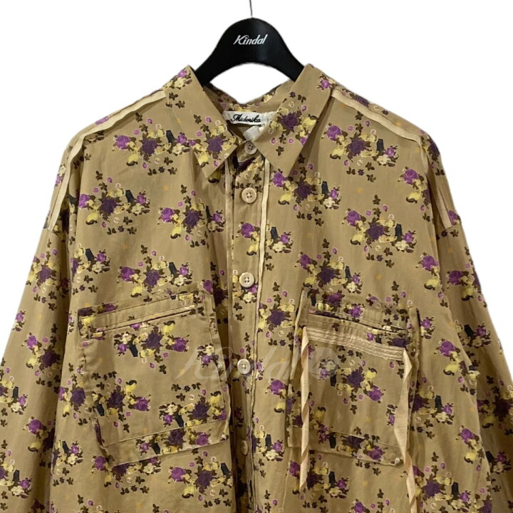 楽天市場】【中古】MIDORIKAWA 花柄シャツ MID20SS-SH01B ベージュ 