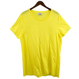 【中古】ACNE STUDIOS　Standard O Cotton-Jersey T-Shirt スタンダード Tシャツ イエロー サイズ：M 【280424】（アクネストゥディオズ）
