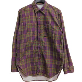 【中古】Engineered Garments　山ポケットシャツ パープル サイズ：XS 【270424】（エンジニアードガーメンツ）