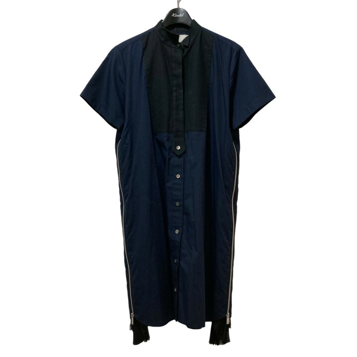 楽天市場】【中古】sacai サイドジップ シャツワンピース 19-04483  