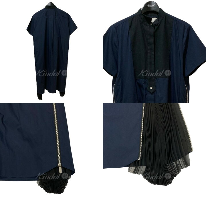 楽天市場】【中古】sacai サイドジップ シャツワンピース 19-04483 