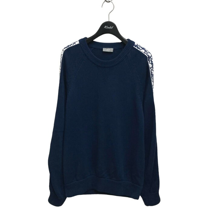 楽天市場】【中古】Diorスリーブオブリークデザインニット クルー 